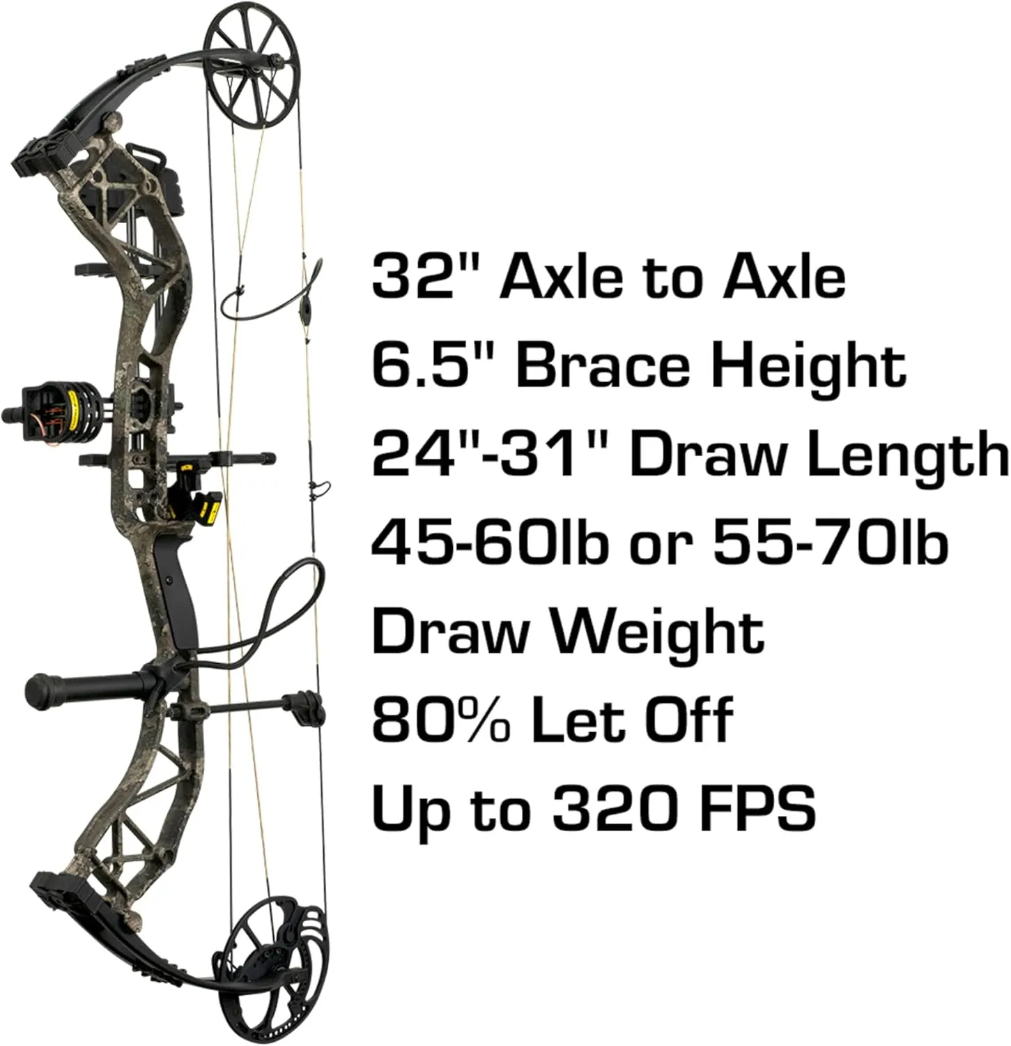 Bear Archery Adapt Ready to Hunt Adult Compound Bow Package Designed by The Hunting Public