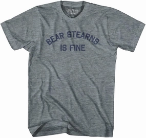 Bear Stearns is Fine Youth Tri-Blend T-Shirt