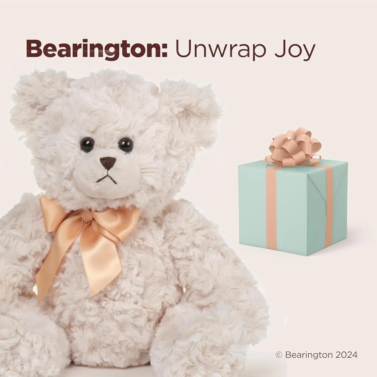 Bearington Lil' Huggles, 10 Inch White Teddy Bear Stuffed Animal, Makes a Great Gift for Birthday, Anniversary, Holiday, or Graduation