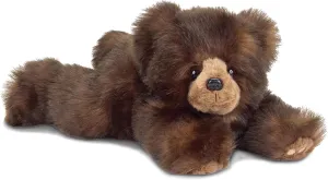 Bearington Snuggly Ben Plush Stuffed Animal Brown Grizzly Bear, 14"