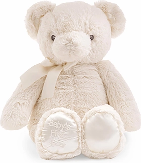 Bearington Baby's First Teddy Bear Plush, Creamy White, 12 Inch Creamy White Stuffed Animal