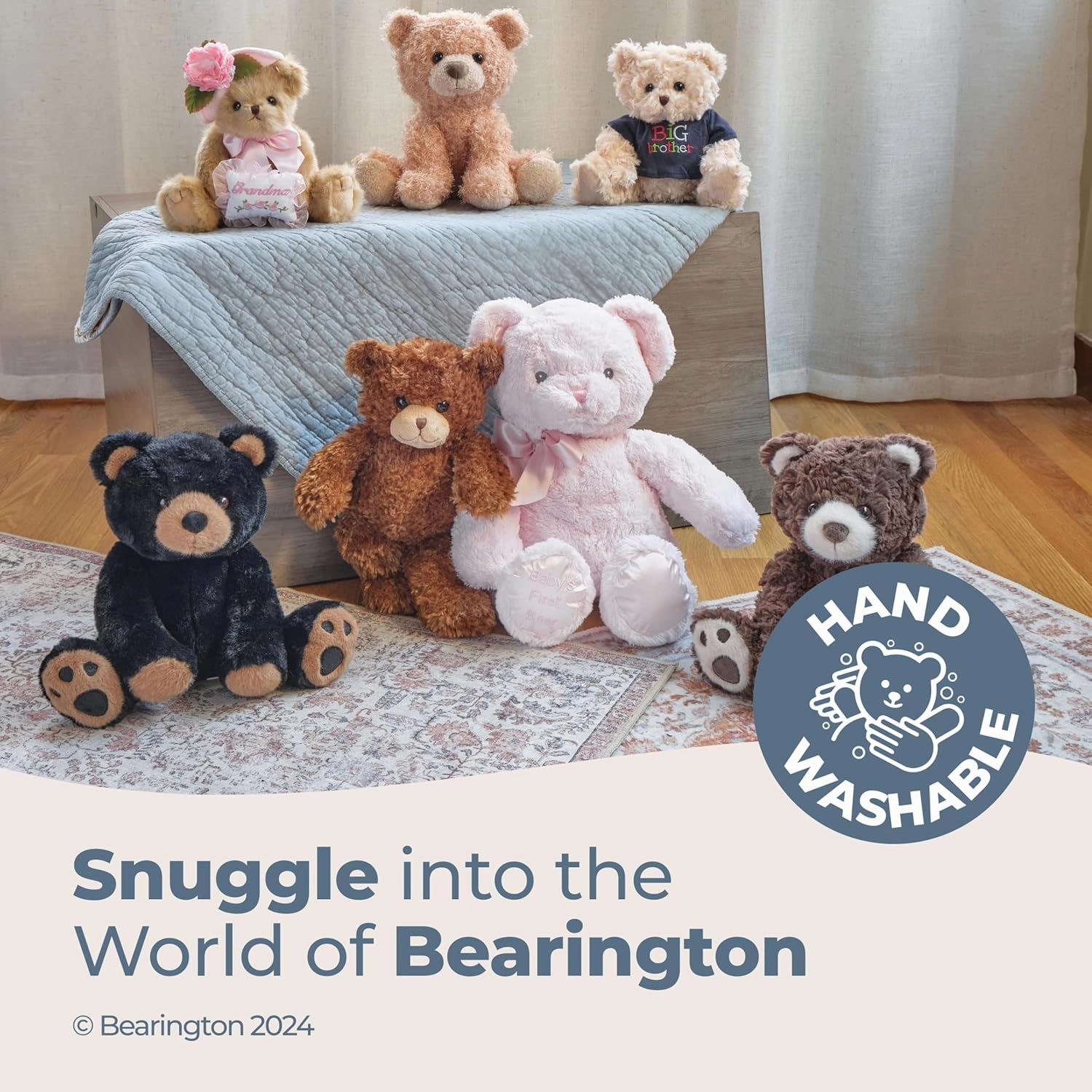 Bearington Collection Clancy Plush Teddy Bear Stuffed Animal