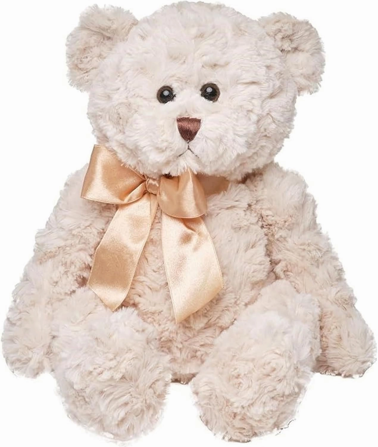 Bearington Huggles, 16 Inch Creamy White Teddy Bear Stuffed Animal, Makes a Great Gift for Birthday, Anniversary, Holiday, or Graduation