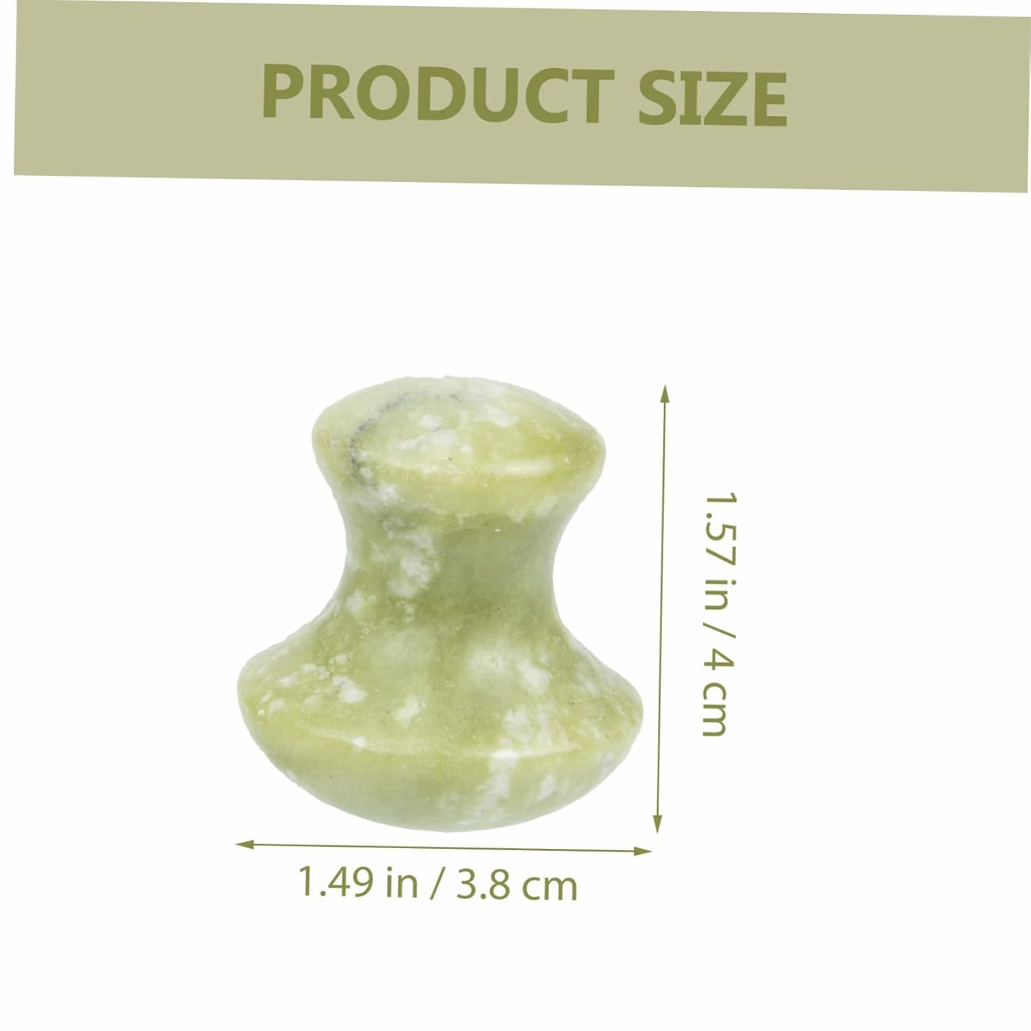 Beaupretty 4pcs Jade Mushroom Shaped Face Eye Fatigue Relief Tool Traditional Chinese Massage Design Suitable for Neck Shoulders Face Body for All Ages