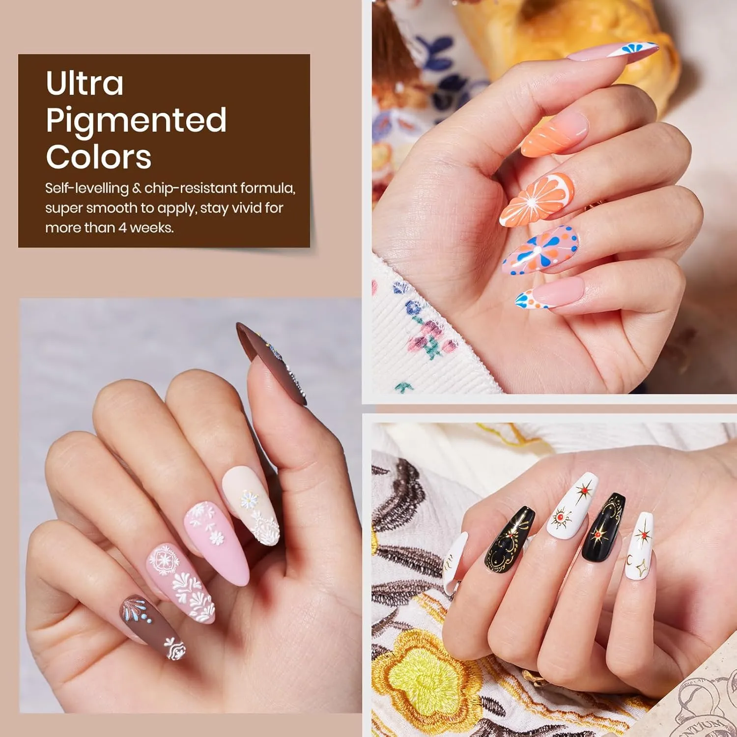 Beetles Gel Nail Polish Set, 20 Colors Gel Polish Kit Nude Pink White Red Green Neutral Color with Base Coat Matte Glossy Top Coat Soak Off UV Pen Stickers Tools Gifts for Women Boho Chic
