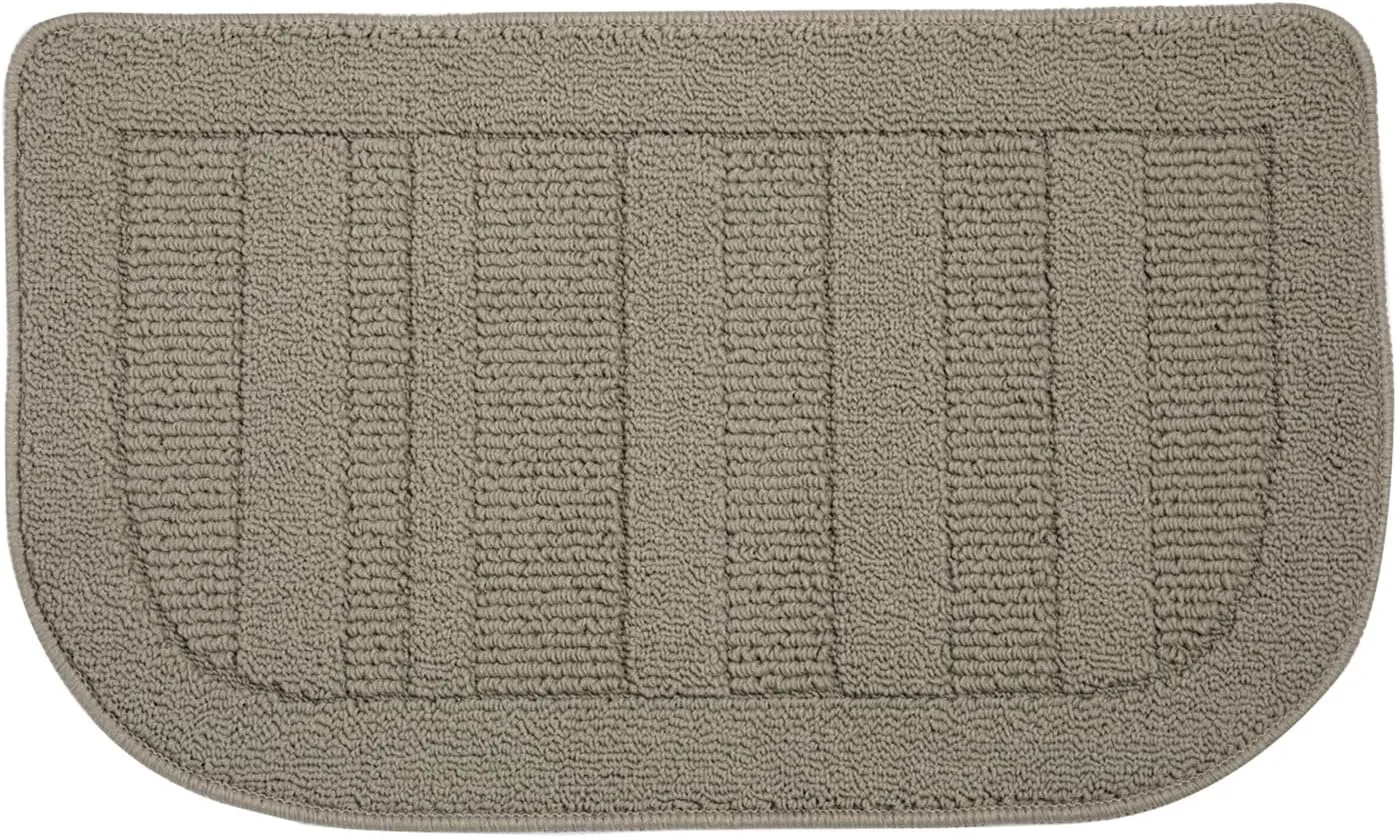 BEQHAUSE 30x18 Inch Kitchen Rug Mat, Durable Anti-Slip Absorbent Dirt-Resistant Kitchen Rug Pet Mat Machine Washable (Taupe)