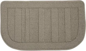 BEQHAUSE 30x18 Inch Kitchen Rug Mat, Durable Anti-Slip Absorbent Dirt-Resistant Kitchen Rug Pet Mat Machine Washable (Taupe)