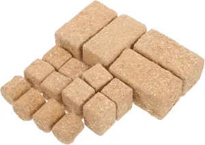 BESPORTBLE 4 Sets Miniature Hay Bales for Crafts of Realistic Faux Straw Bales for Dollhouse Farm Decor Party Decoration and DIY Layouts Lightweight Easy to Arrange Enhances Visual Enjoyment