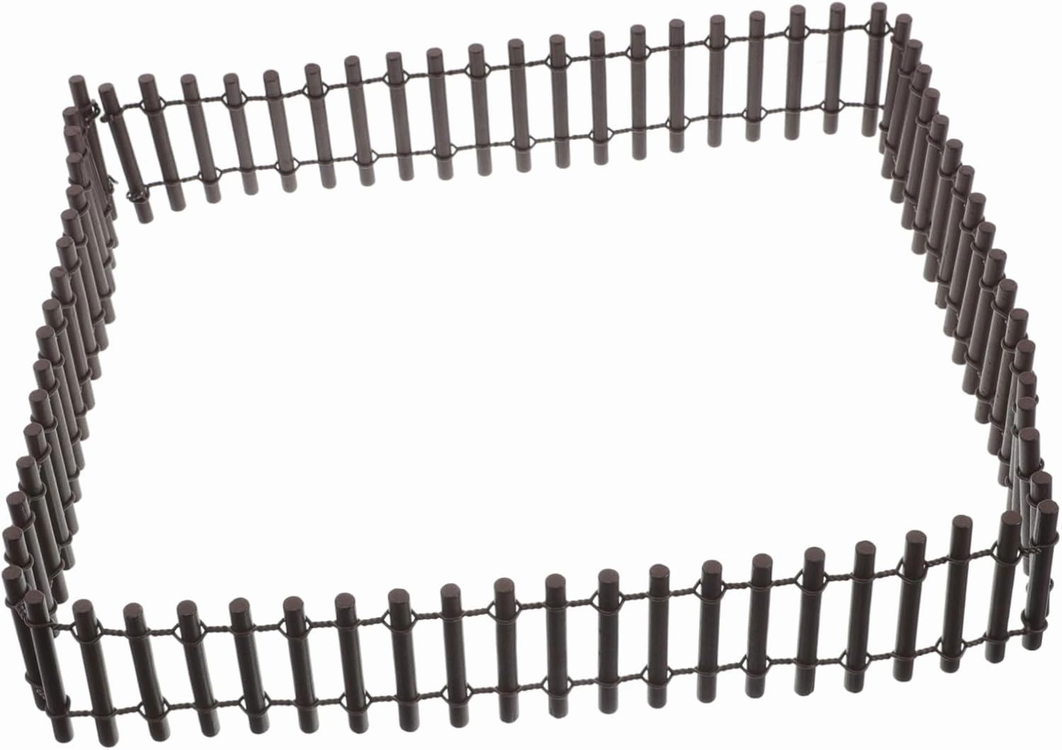 BESPORTBLE 3 pcs Miniature Picket Fence Wooden Fairy Garden Decor for Landscapes for Succulents and Dollhouses for Creative DIY Projects