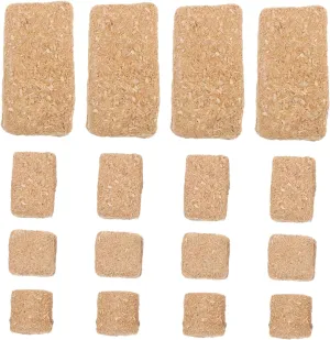 BESTonZON 4 Sets Miniature Hay Bales Realistic Decoration for Dollhouse Fairy Garden Creative Crafting Accessory for Farm Scenes Hay Bales for DIY Layouts