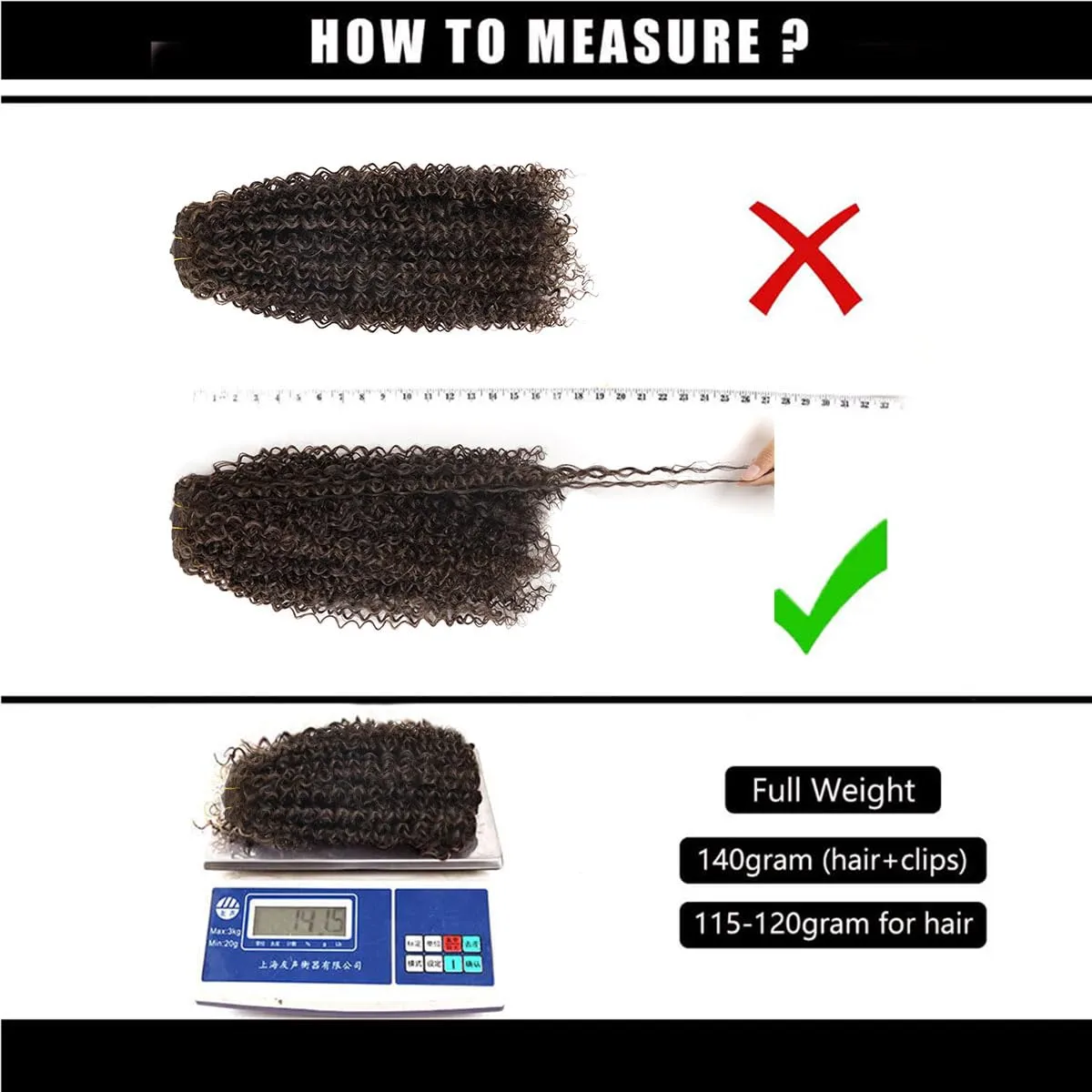 BHF 26 inch Kinky Curly Clip In Hair Extension, Double Weft Full Head Japanese Heat Resistance Fiber 140g Synthetic Hair Extensions For Women 7pieces (#P4/27)