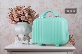 Bilateral Stripe Typ ABS Polychrome Mini Travel Luggage For Princess Girls Or Women lady