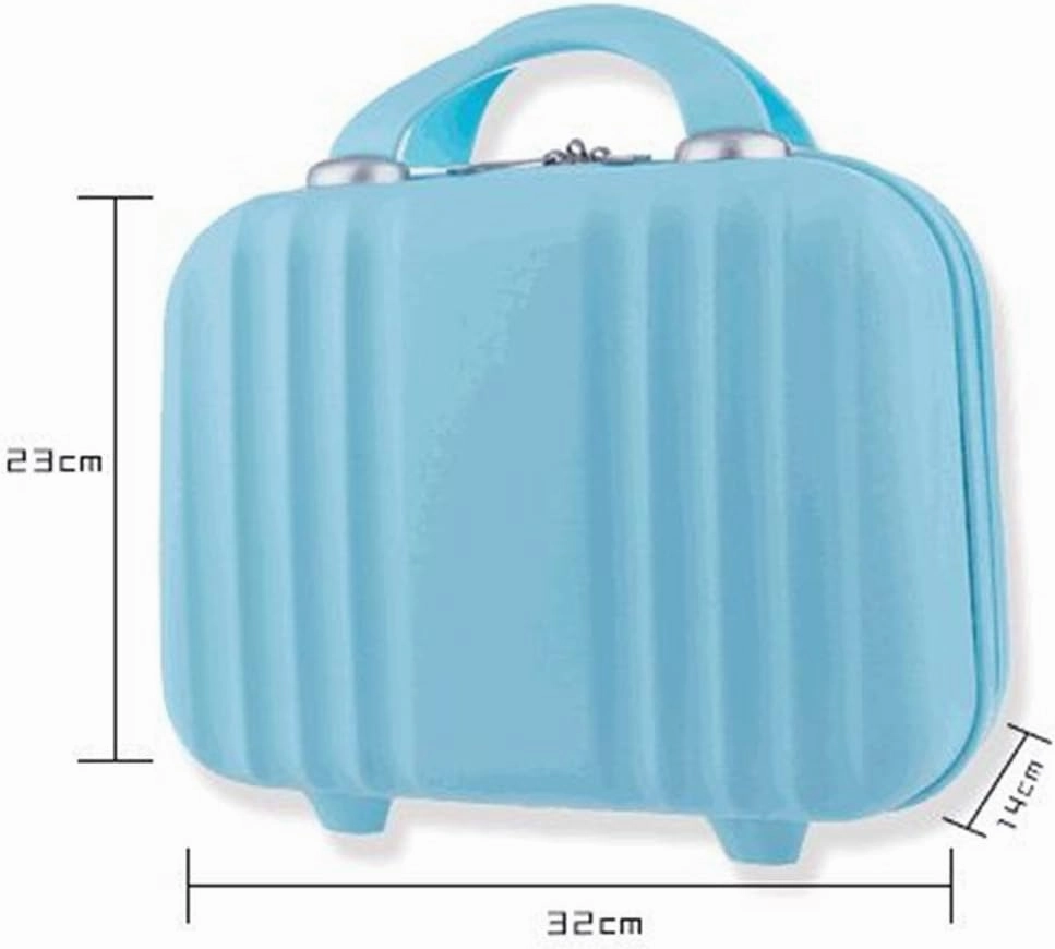 Bilateral Stripe Typ ABS Polychrome Mini Travel Luggage For Princess Girls Or Women lady
