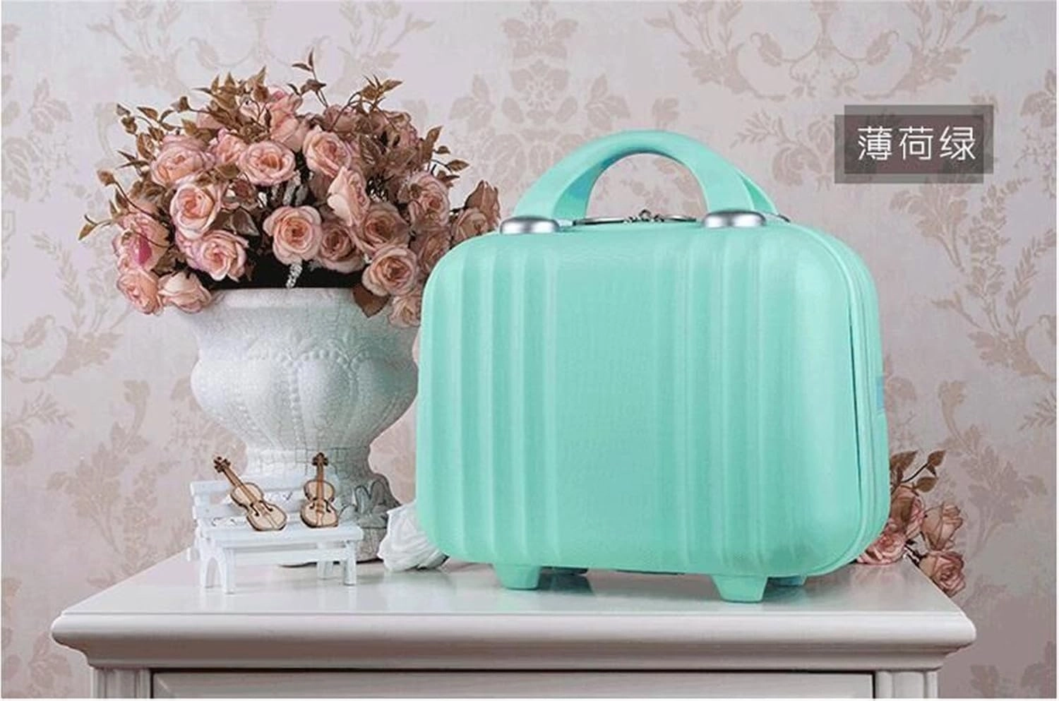 Bilateral Stripe Typ ABS Polychrome Mini Travel Luggage For Princess Girls Or Women lady