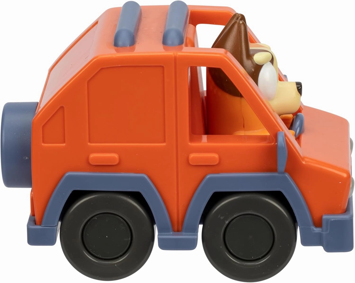 Bluey Vehicle Set – 4-Pack Includes Garbage Truck, Convertible, Family Car & Firetruck, Official Toys for Kids Ages 3 