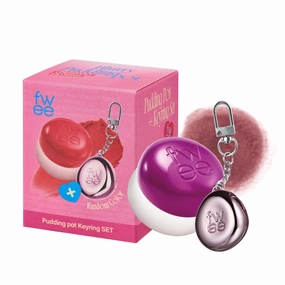 Blurry Pudding Pot   Keychain SET | Airbrushed Blush & Lip, Buildable Pigment, Long-lasting, Lightweight, Easy to Blend, Natural Soft Matte Finish Makeup – Slayyy (Smoky Mauve) | 0.17 oz