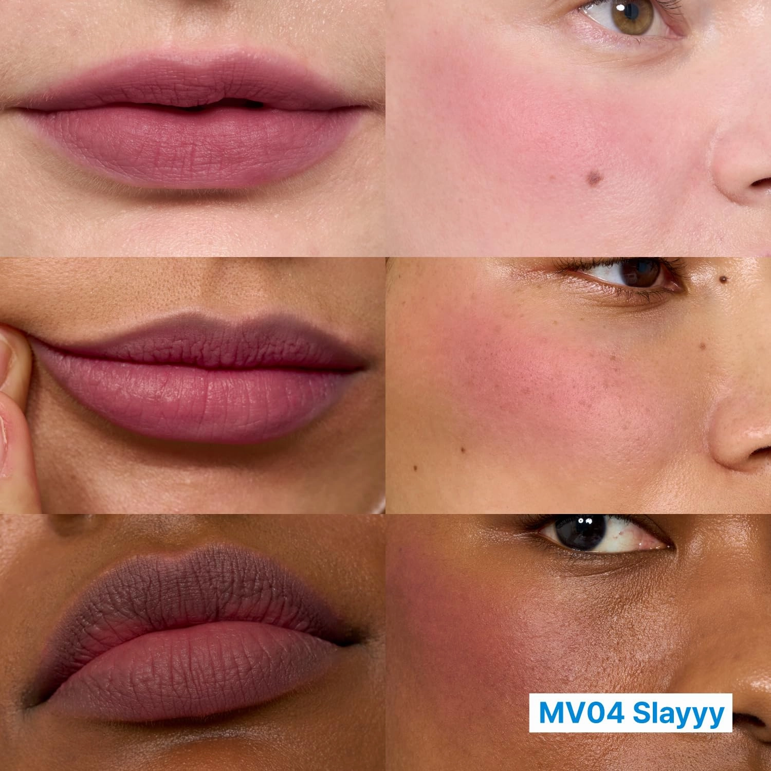 Blurry Pudding Pot   Keychain SET | Airbrushed Blush & Lip, Buildable Pigment, Long-lasting, Lightweight, Easy to Blend, Natural Soft Matte Finish Makeup – Slayyy (Smoky Mauve) | 0.17 oz