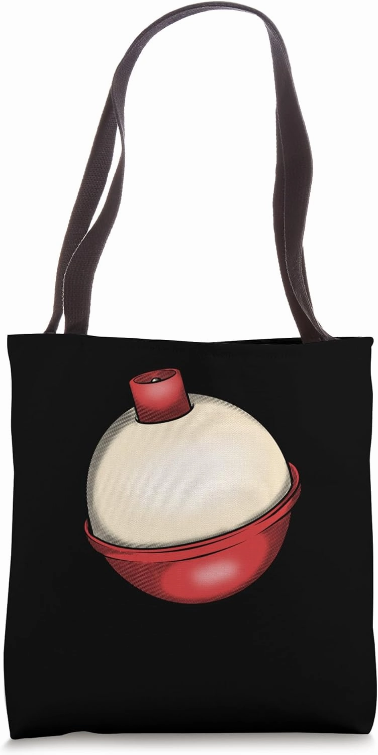 Bobber Fishing Bait Bass Trout Fishing Angler Fisherman Tote Bag