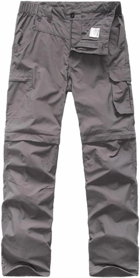 Boys Cargo Pants Kids' Hiking Quick Dry Lightweight Convertible Youth Waterproof Outdoor Camping Fishing Scout Pants