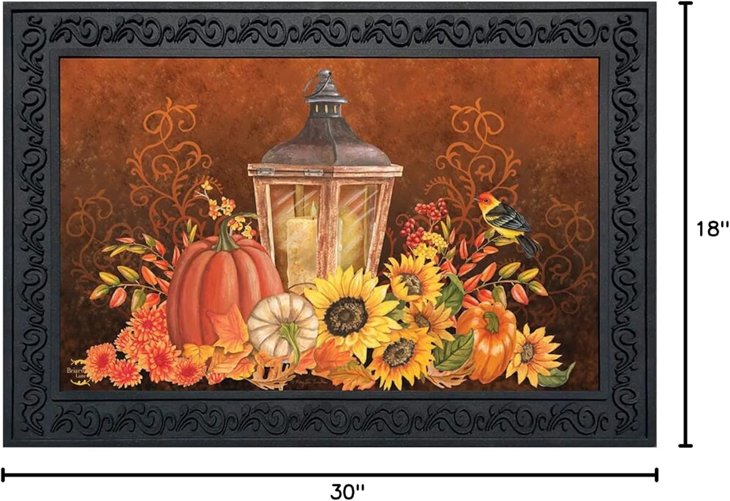 Briarwood Lane Fall Lantern Doormat