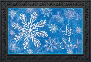 Briarwood Lane Glistening Snowflakes Winter Doormat
