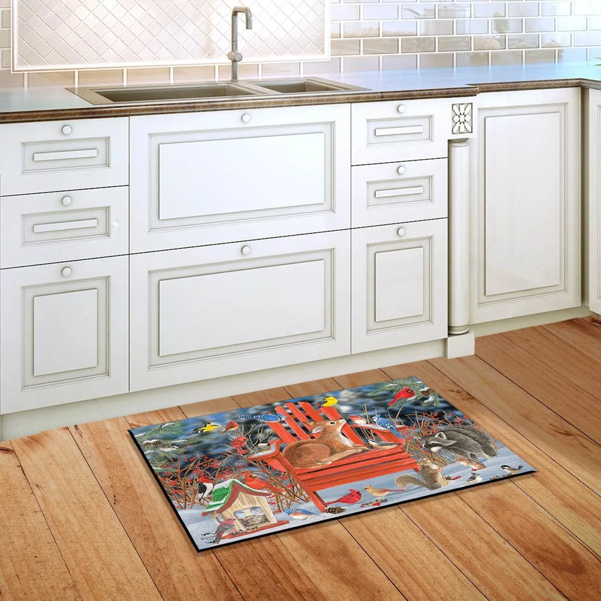 Briarwood Lane Snow Day Gathering Winter Doormat