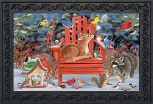 Briarwood Lane Snow Day Gathering Winter Doormat
