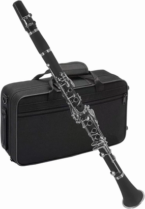 Btuty Bb Clarinet ABS Binocular With 10 Reeds, Cleaning Cloth, Gloves, Screwdriver, Bracket, Handbag, Cleaning Brush - Professional Ebonite Woodwind Instrument for Beginner Student