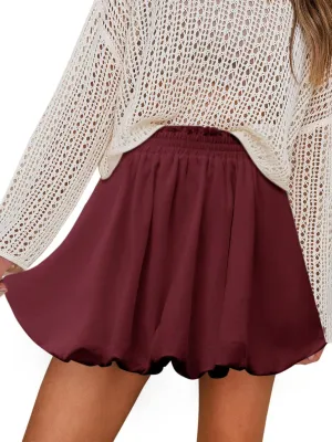 Bubble Skirt for Women Boho High Waisted Ruffled Cute Casual Dressy Mini Summer Going Out Bloomer Skater Outfit