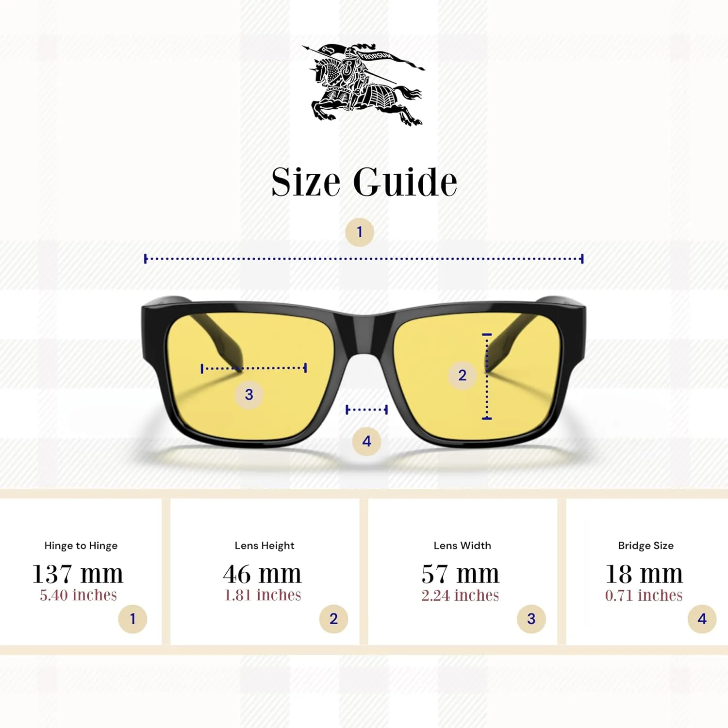 BURBERRY Knight BE4358 Square Sunglasses for Men   BUNDLE With Designer iWear Eyewear Kit