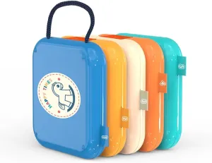 Busy Board – Montessori Toys, Toddler Travel Toys and Travel for Toddlers, Educational Busy Board with Interactive Activities