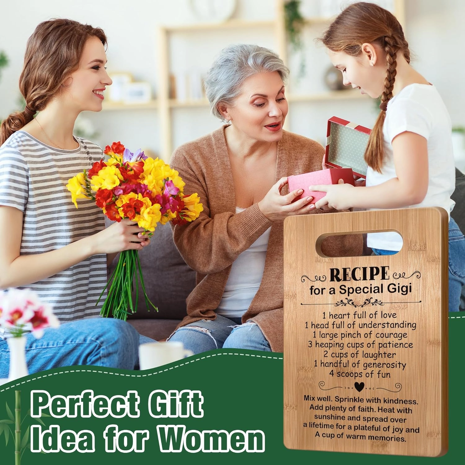 Busy Gaming Life Popular Gigi Gifts, Cutting Board Gift for Gigi, Cute Grandma Gifts from Grandchild, Mother's Day or Birthday Gifts for Gigi