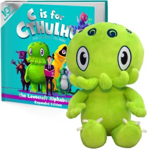 C is for Cthulhu: The Lovecraft Alphabet Book 10th Anniversary Hardcover & Cthulhu Plush Bundle
