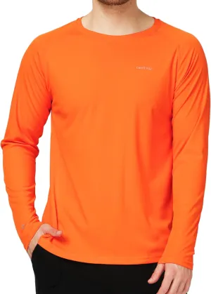Camii Mia Mens Long Sleeve Sun Protection Shirts, Sun Shirts for Men UPF 50  SPF T-Shirts for Fishing, Running, Hiking