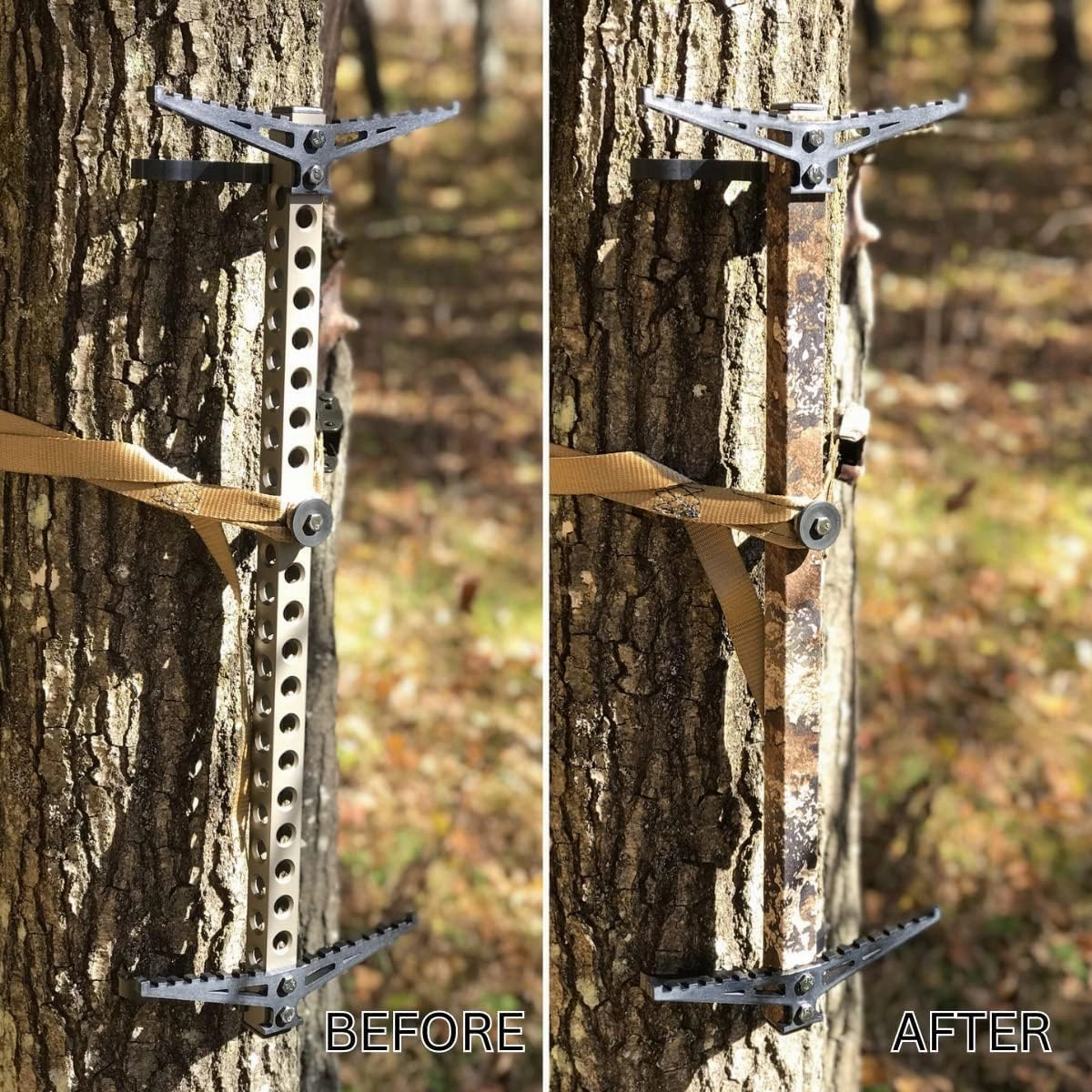 Camo Silencing Tape | Self Adhesive Silencing Fabric | Great for Quieting All of Your Metal Hunting Gear and Accessories (Tactical Black, 4" Wide)