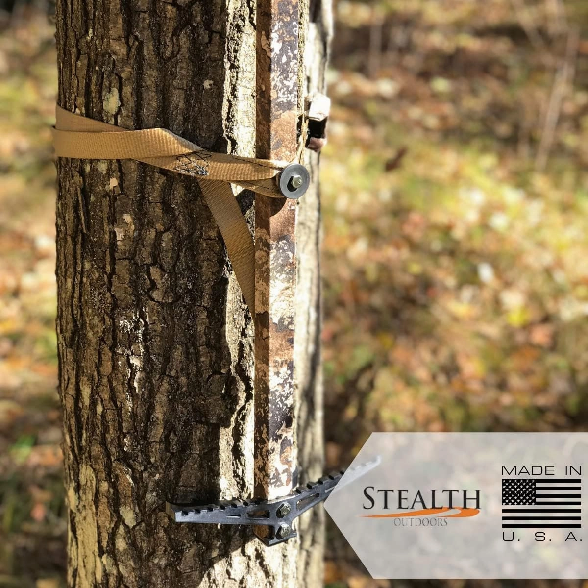 Camo Silencing Tape | Self Adhesive Silencing Fabric | Great for Quieting All of Your Metal Hunting Gear and Accessories (Tactical Black, 4" Wide)