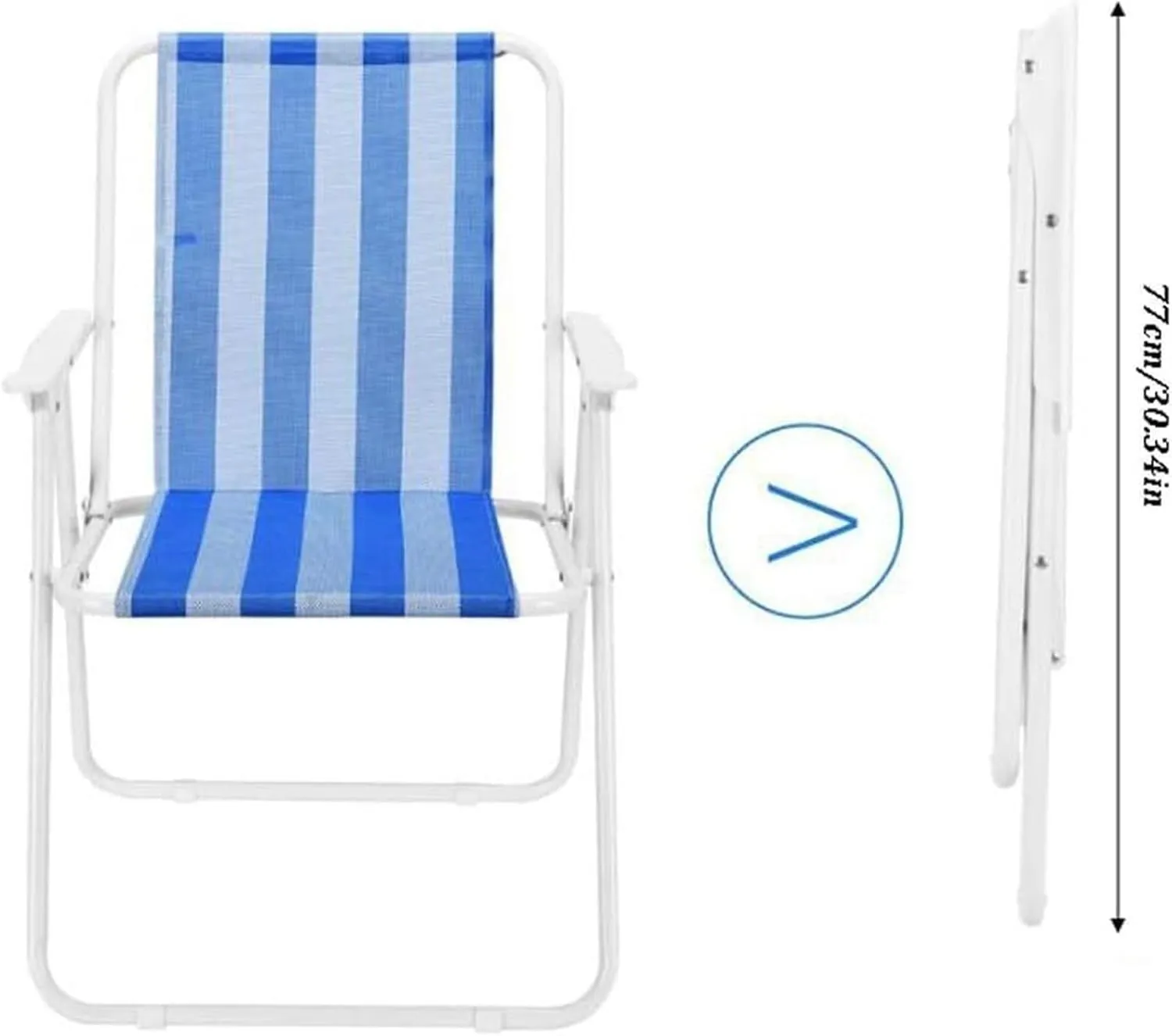 Camping Chair,Folding Camping Chair, Oxford Fabric Portable Folding Fishing Chair Brazilian Chair Leisure Recliner