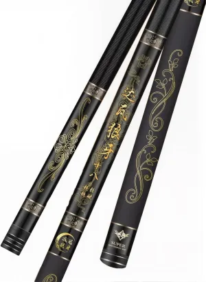 Carbon Fiber Fishing Rod Telescopic Fishing Poles CañAs De Pescar 3.6m 3.9m 4.5m 4.8m 5.4m 5.7m 6.3m 7.2m 8.1m Lightweight Portable for Rivers Lakes Oceans Fishing