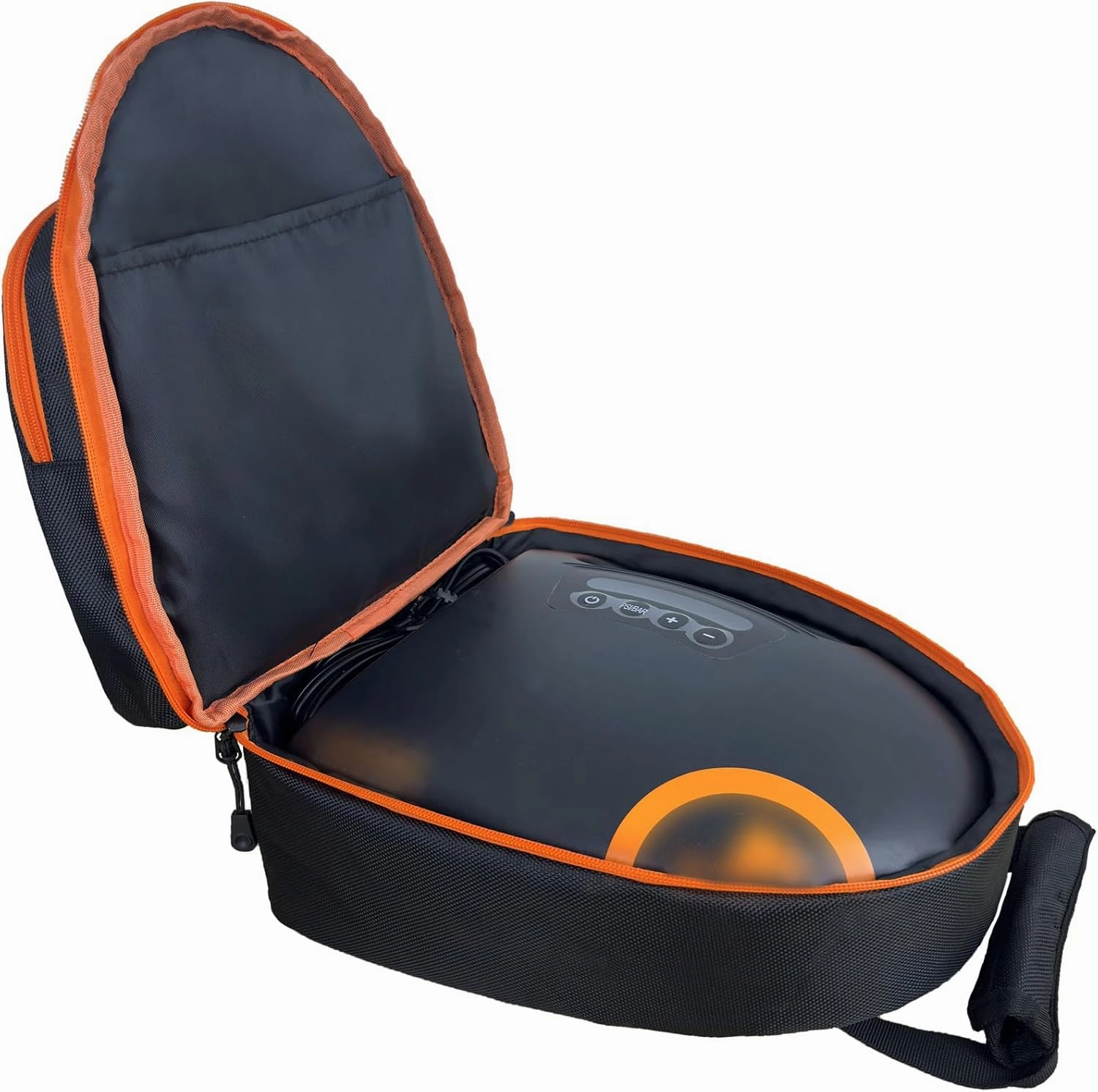 Carrying Waterproof Bag Compatible with OutdoorMaster Paddle Board Pump The SHARK/The Dolphin SUP Pump, Electric air pump bag Portable Storage Pocket for Paddle Board Accessories(Box Only)