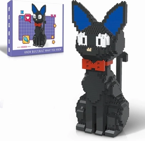 Cat Micro Building Blocks Set, 1300PCS MOC Mini Animal Building Kits for Home/Office Decor, DIY 3D Puzzles Mini Bricks Tuxedo Cat Building Toys for Adults, Party Favors for Kids