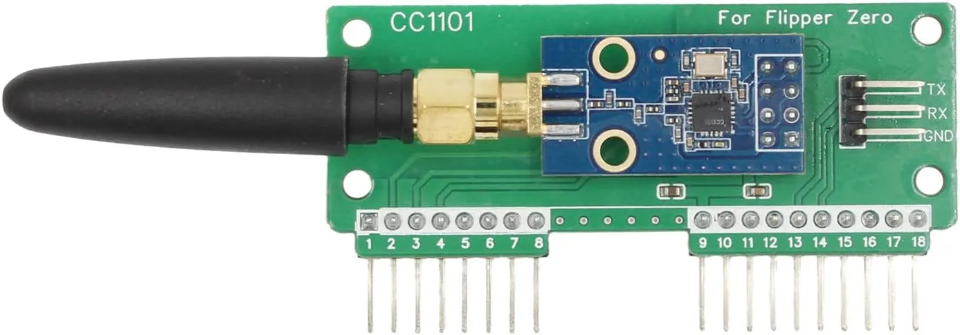 CC1101 Sub-GHz GPIO Antenna for Flipper Zero External devBoard Attachment Accessory
