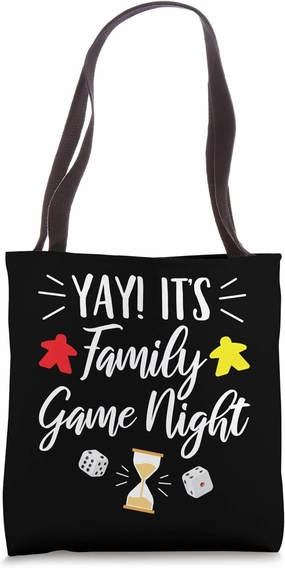 Celebrate Family Game Night - Board Games Tote Bag