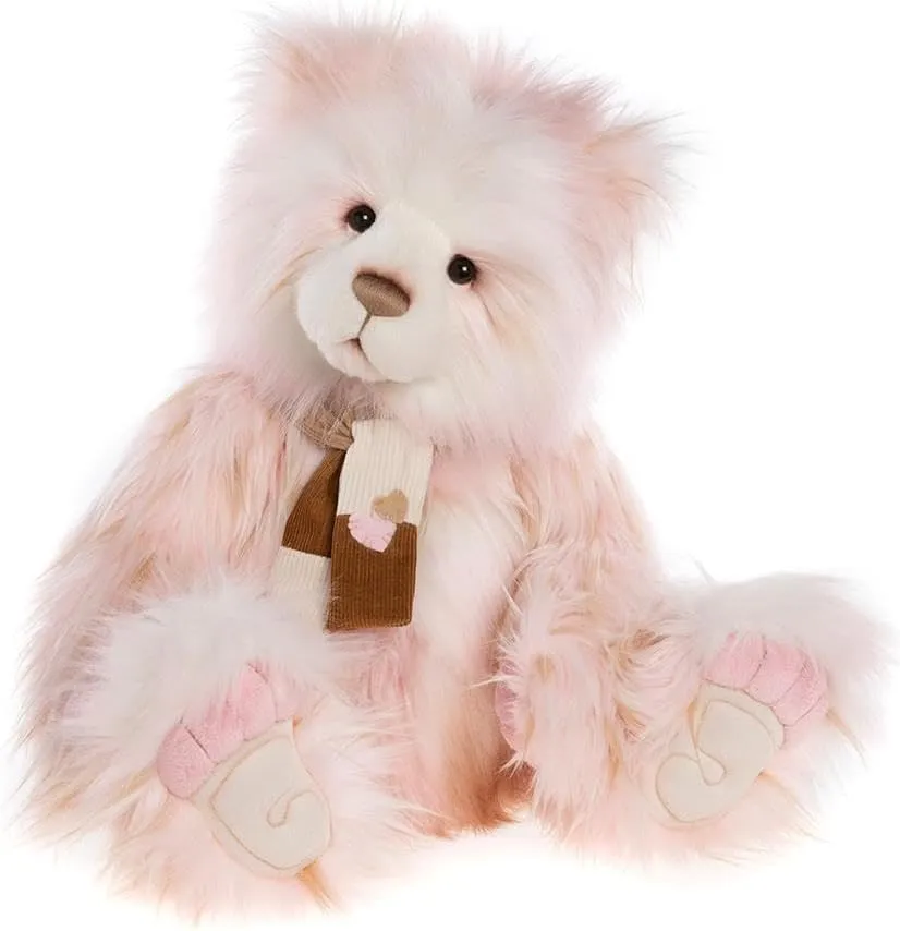 Charlie Bears 2023 | Big Sister Collectable Teddy Bear Plush Handmade Soft Stuffed Animal with Bow