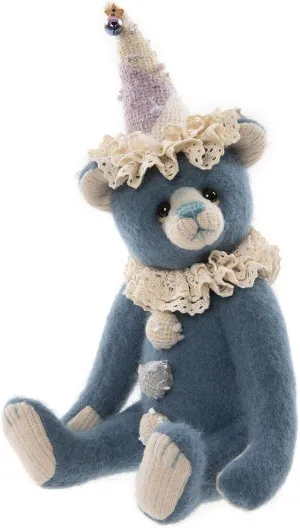 Charlie Bears Gene | 2022 Wool & Plush Teddy Fully Jointed Handmade Collectable Isabelle Stuffed Animal 10.5"
