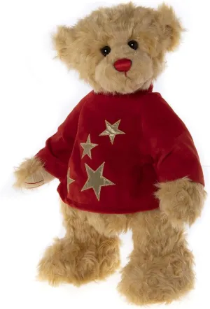 Charlie Bears Jingle Belle Christmas Teddy Bear Stuffed Christmas Jumper