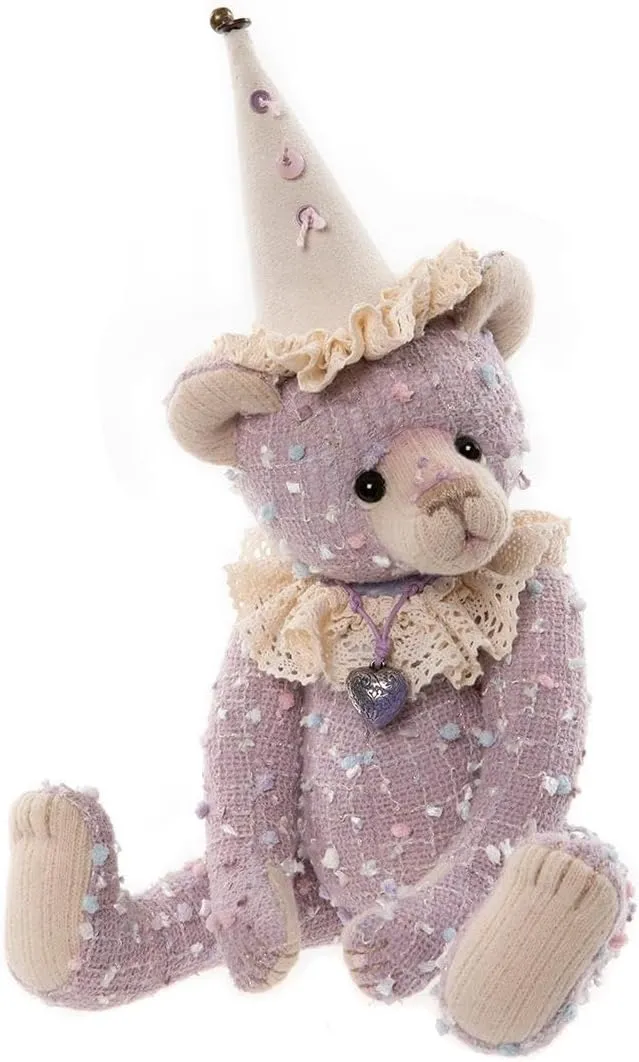 Charlie Bears – Lady Luck | 2023 Plush Teddy Bear Part of Collectable Trio Hat and Charm Accessories Stuffed Fully Jointed
