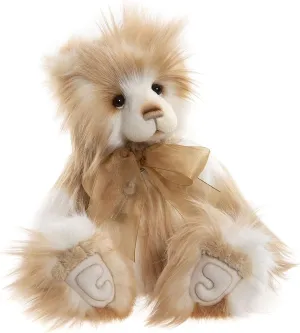 Charlie Bears - Nadine | 2022 Teddy Bear Plush - Fully Jointed Collectable Cuddly Soft Gift - 15"