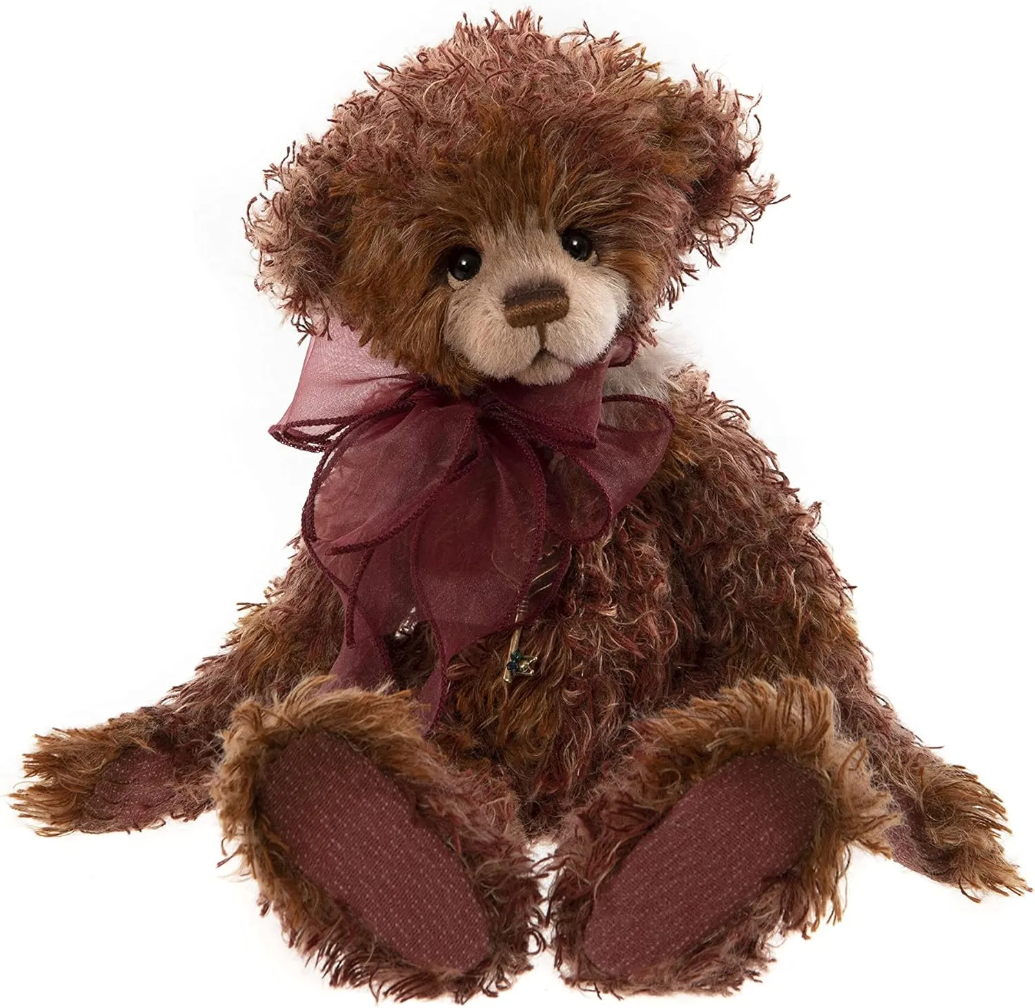 Charlie Bears Schubert | 2022 Mohair Teddy Fully Jointed Handmade Collectable Isabelle Stuffed Animal 14"