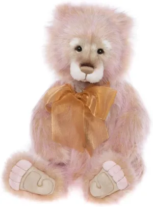 Charlie Bears – Sunset | 2023 Long Plush Pink Teddy Bear Collectable Toy