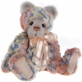Charlie Bears Confetti Teddy Bear Multicoloured Random Plush Fully Jointed